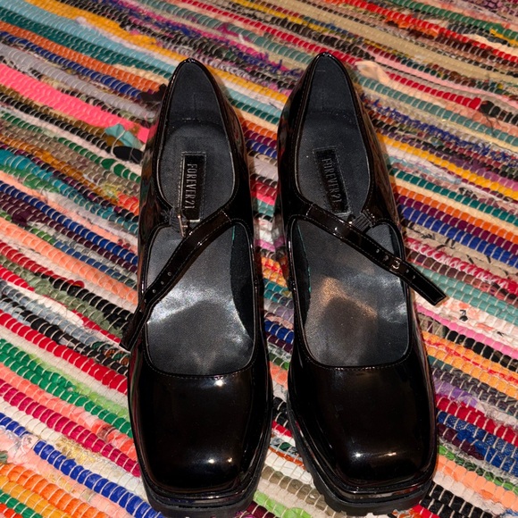 Forever 21 Shoes - Patent Leather Mary Jane Heels